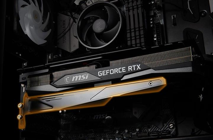 Actual product image MSI GeForce RTX 3070 Ti GAMING X TRIO 8G (8 GB)