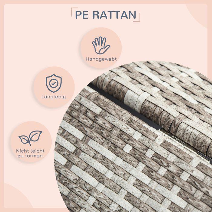 Produktbild Swisshandel24 Rattan Hundehaus mit Kissen, Hundebett im Hausform, Outdoor Hundehütte für kleine, mittlere Hunde, S (Hundehütte)