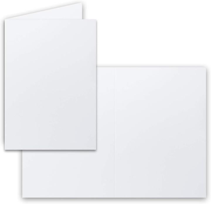 Actual product image Neuser Papier 100 Faltkarten DIN A5 Blanko (100 pcs.)