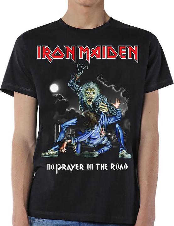 Iron Maiden No Prayer On The Road Mens Black (XXL)