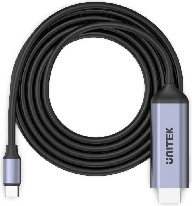 Immagine prodotto Unitek Cavo USB USB-C - HDMI 1,8 m Szary (V1423B) (1.80 m, HDMI)