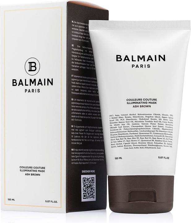 Produktbild Balmain Hair - Couleurs Couture Illuminating Mask - Ash Brown - 150 ml (150 ml)