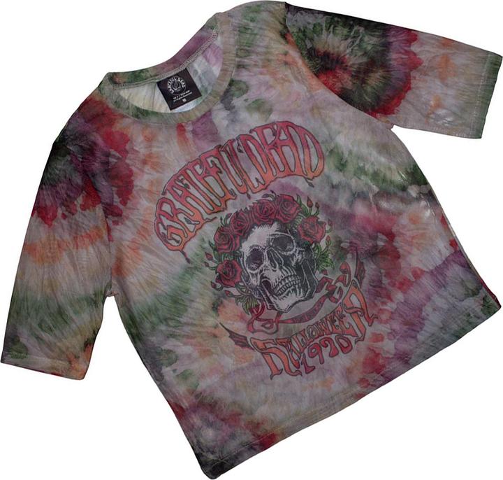 Actual product image Grateful Dead Womens/Ladies Stony Brook Bertha Crop Top (XL)