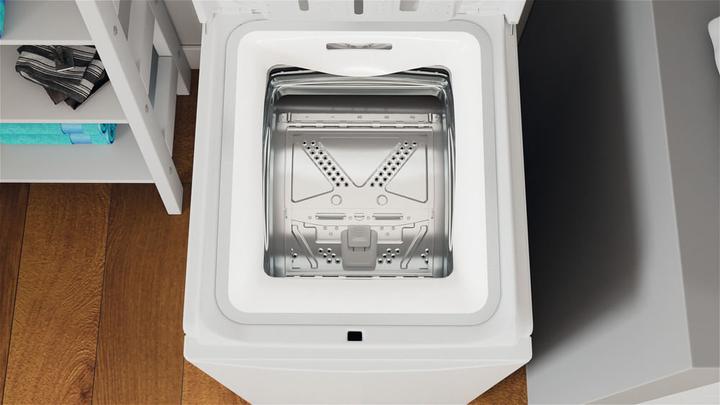 Produktbild Indesit BTW L60400 DE Toplader-Waschmaschine 6 kg 1000 U/min C Weiss (6 kg, Unten, EU-Stecker)