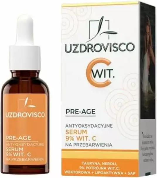 Immagine prodotto Uzdrovisco Siero Viso Pre-Age con Vitamina C 9% 30Ml (30 ml)