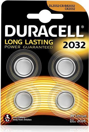Image du produit Duracell CR2032 (4 pcs, CR2032, 225 mAh)