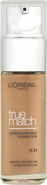 L'Oréal Paris True Matcoolh Founeutraldationeutral 6.neutral Honeutraley Pumpenflasche Flüssigkeit 6.N Honey (6.N Honey)