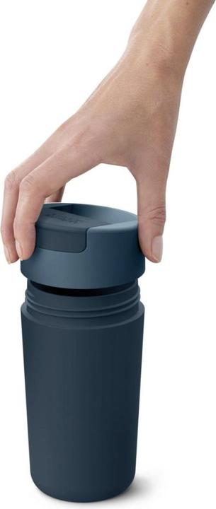 Actual product image Joseph Joseph Sipp Travel Mug with Hinged Lid - 454 ml 16 fl. oz - Blue (0.45 l)