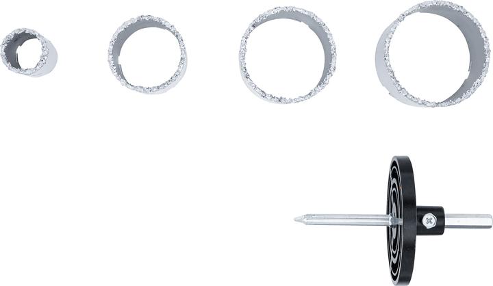 Image du produit BGS Jeu de scies cloche de forage 33 - 73 mm 6 pièces (33, 53, 67, 73 millimètres)