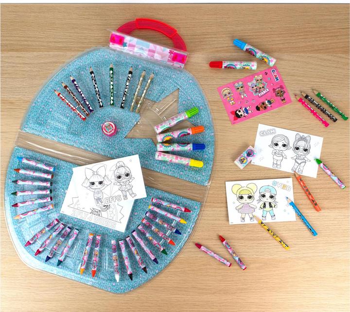 Actual product image L.O.L. Surprise! Colouring Case 51 Pcs.