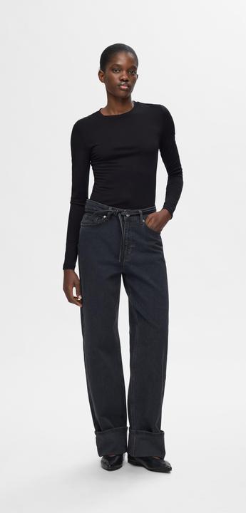 Image du produit Selected Femme 100% Woll Oberteil mit langen Ärmeln (S)