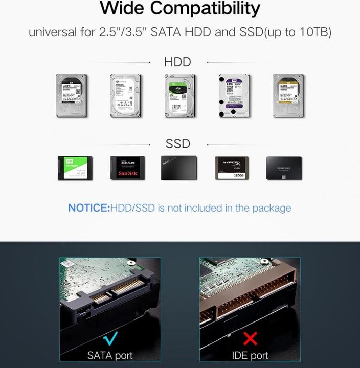 Actual product image Ugreen HDD Hard disk drive (3.5")