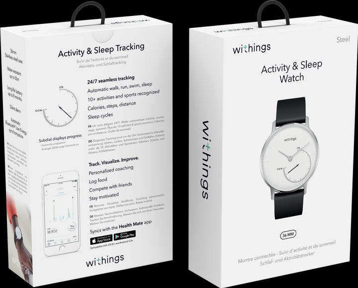 Image du produit Withings Steel Connected (Montre analogique, Montre connectée, 36 mm)