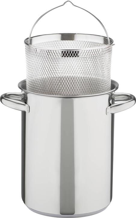 Actual product image GSW Asparagus Cooking Pot Stainless Steel 188 Ø 16 cm (16 cm, Stainless steel)
