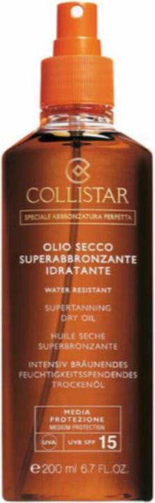 Immagine prodotto Collistar Olio secco superabbronzante Spf 15 (Crema solare, SPF 15, 200 ml, 150 g)