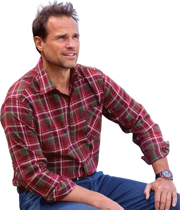 Actual product image Atlas For Men Mens Checked Flannel Shirt (3XL)