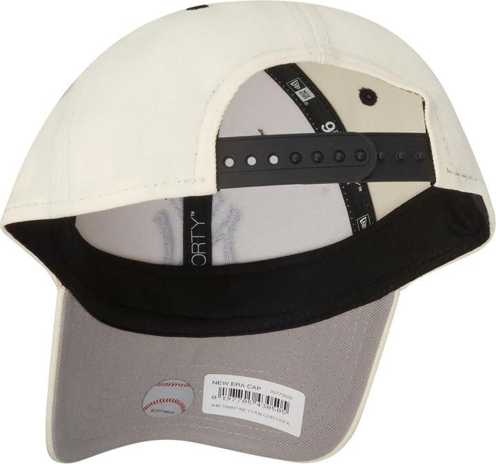 Produktbild New Era 9Forty Snapback Cap - New York Yankees Chrome Beige (One Size)