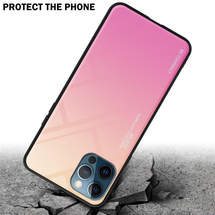 Productafbeelding Cadorabo TPU 2 kleuren glasdekking (Apple iPhone 12, Realme 12 Pro+)