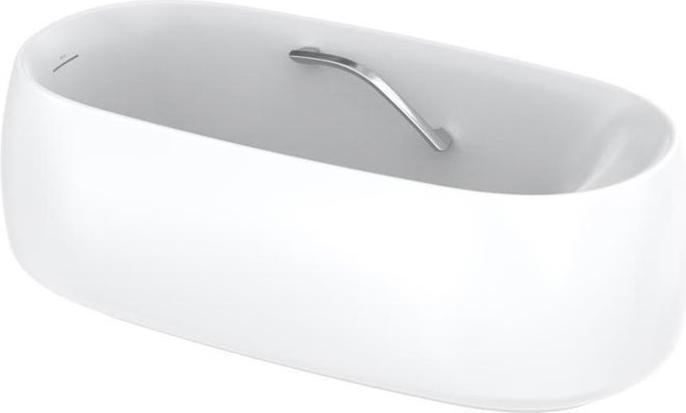TOTO Vasca da bagno galleggiante free-standing con maniglia rotonda bianco opaco (229 l, 170 cm, 83.50 cm)