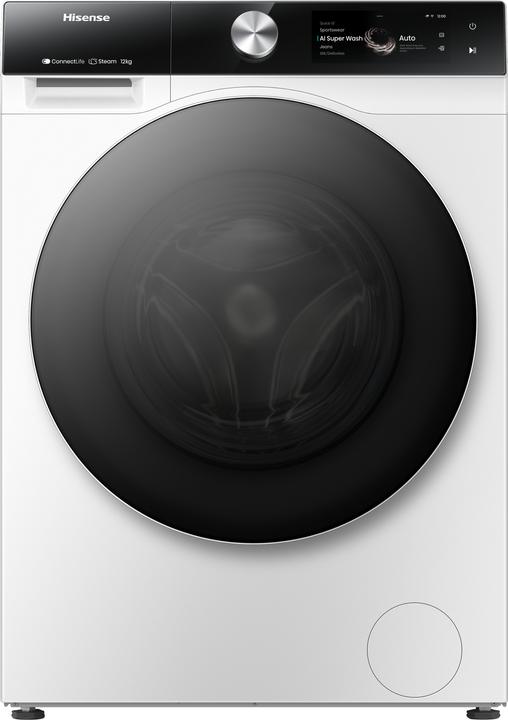 Hisense WF7S1247BW (12 kg, Gauche)