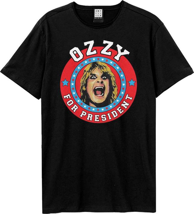 Immagine prodotto Amplified For President Maglietta Ozzy Osbourne Adulto Unisex (XS)