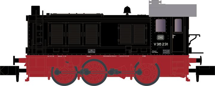 Immagine prodotto Hobbytrain Locomotiva diesel V36 DB Ep.III (Traccia N)