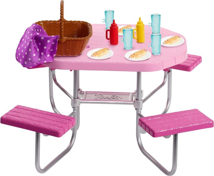 Produktbild Barbie Möbel-Spielset Outdoor Picknicktisch