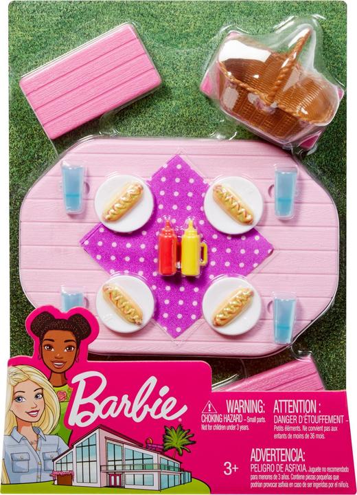 Produktbild Barbie Möbel-Spielset Outdoor Picknicktisch