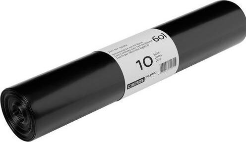 Refuse bag 60L/black (10 x, 60 l)