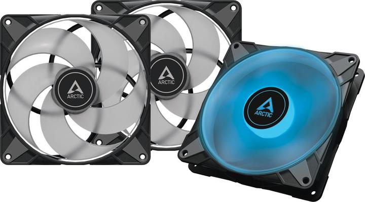 Produktbild Arctic Lüfter P14 PWM PST RGB 0dB (Black) 3pcs Value Pack (140 mm, 3 x)