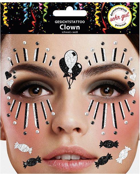 Produktbild Sombo Gesichts Tattoo Clown