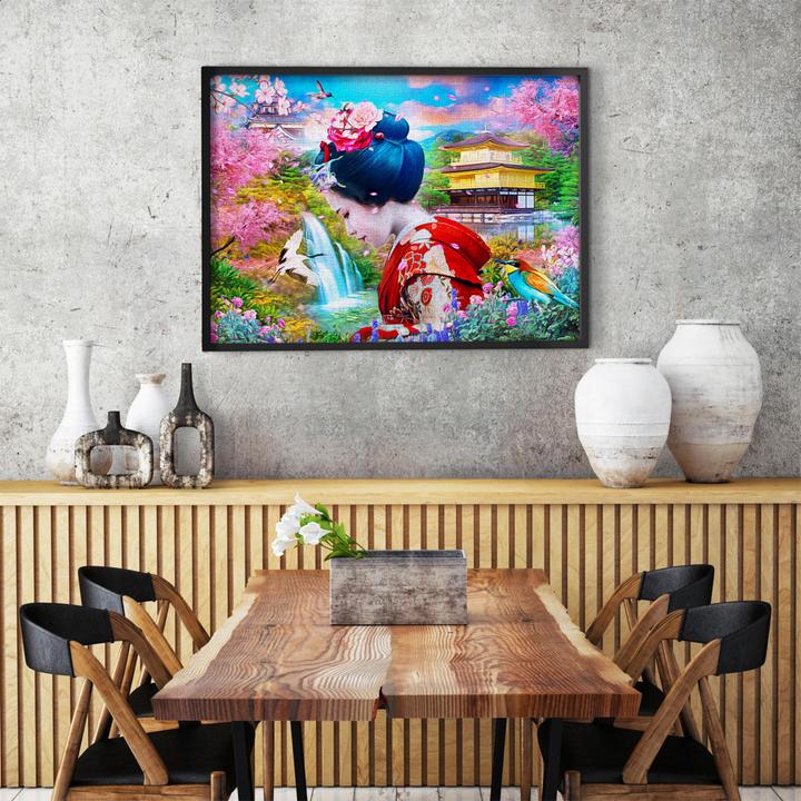 Produktbild Enjoy Puzzle Puzzle 1000 Teile - Geisha Garten (1000 Teile)