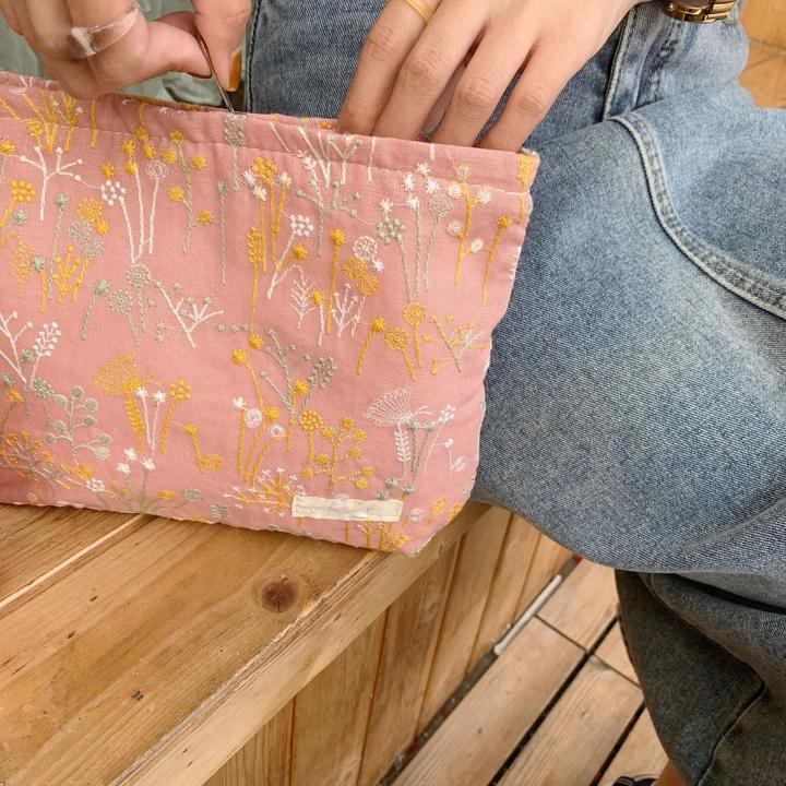 Produktbild Only-Bags.Store Grosses Fassungsvermögen Waschtasche Kupplung Kosmetiktasche Beutel Multifunktionale tragbare