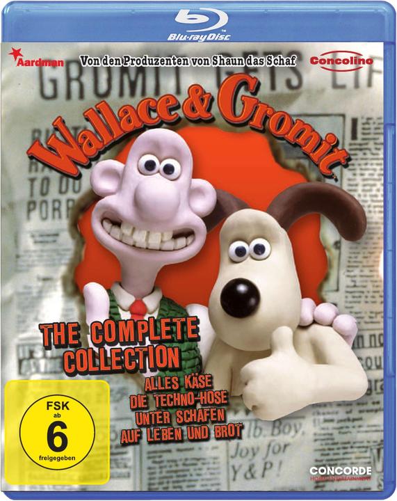 Produktbild Wallace & Gromit The Complete Collection (Blu-ray, 2008, Deutsch, Englisch)