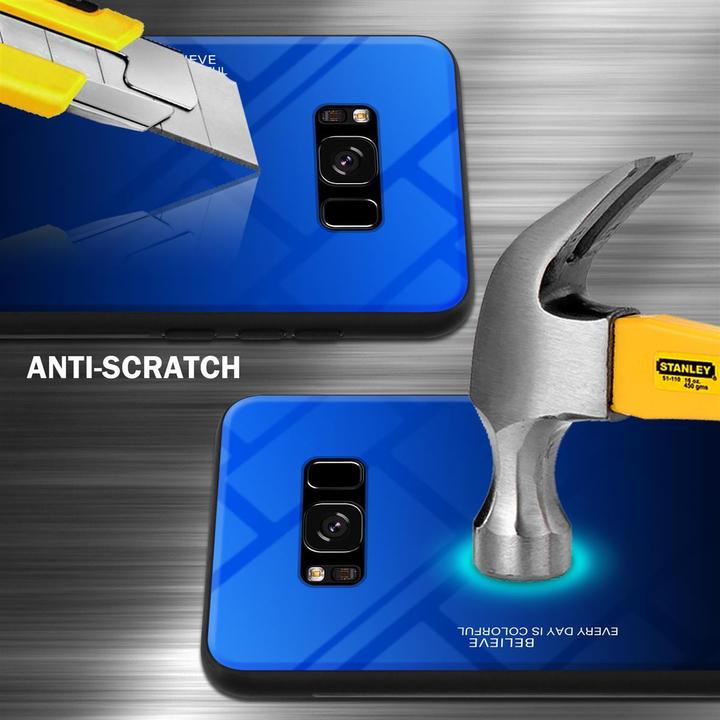 Productafbeelding Cadorabo TPU 2 kleuren glasdekking (Samsung Galaxy S8+)