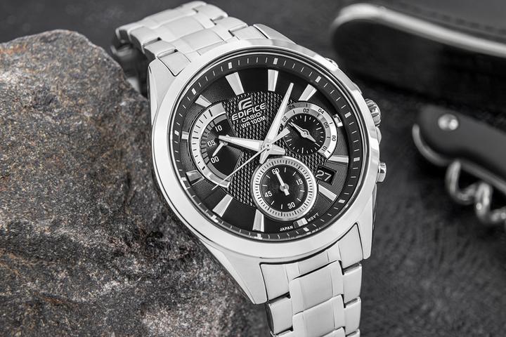 Actual product image Casio Edifice - EFV-580D-1AVUEF (Chronograph, 44 mm)