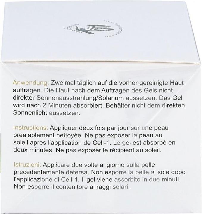 Actual product image Cell-1 skin care gel (50 ml, 24h cream)