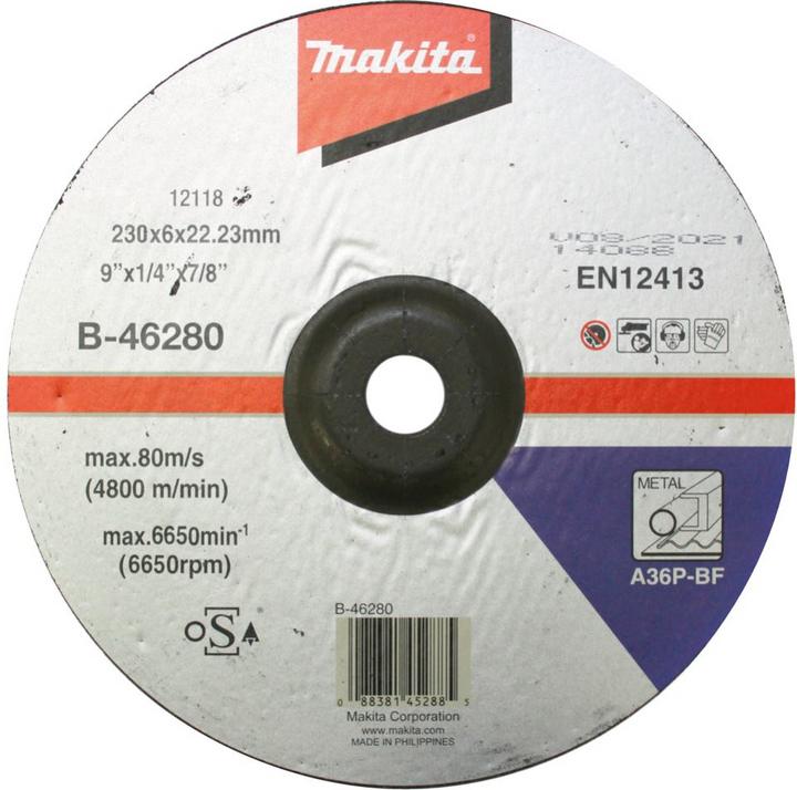 Actual product image Makita Grinding wheel 230x6mm steel (A36P)