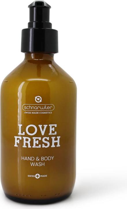 Actual product image Schnarwiler LOVE FRESH Hand & Body Wash Blueberry meets Spearmint (250 ml)