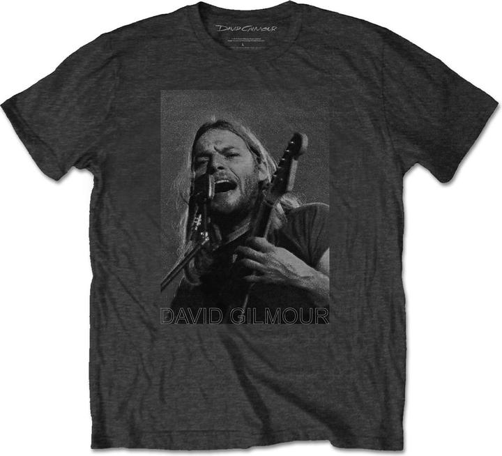 David Gilmour On Microphone Half-Tone