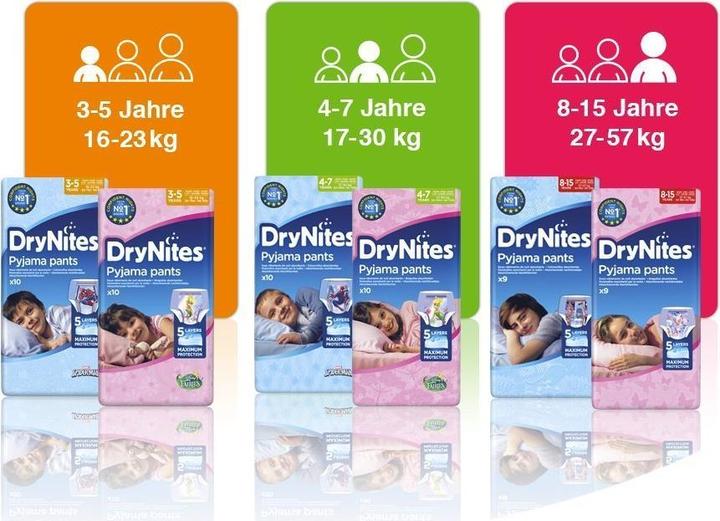 Image du produit Huggies DryNites 3-5 ans (Pack, 10 pièce(s))