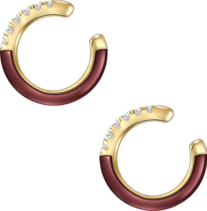 Actual product image Glanzstücke München Ladies Sterling Silver Cubic Zirconia Yellow Gold - 23996 (Sterling Silver)