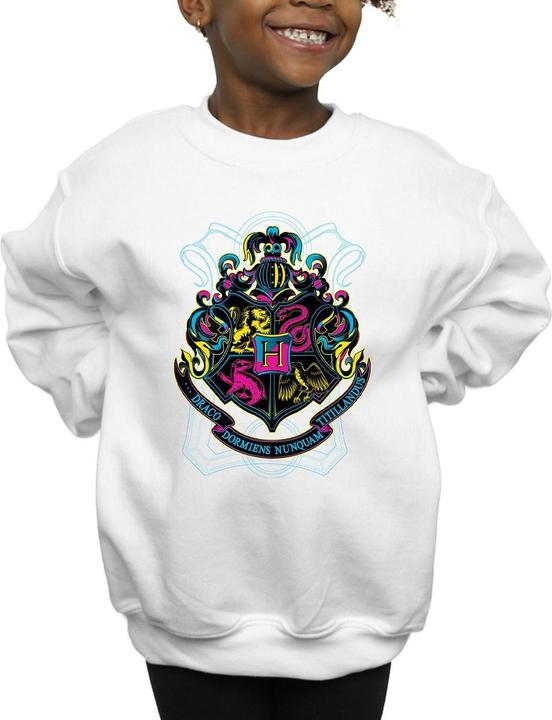 Produktbild Neon Hogwarts Crest Sweatshirt Mädchen (152, 158)
