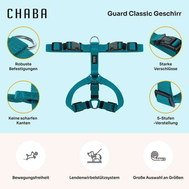 Actual product image Chaba CH-BELT PROTECTOR L (P)35-60 (D)50-75X2,5CM SEA 5080 (L, Dog, General, Walks)