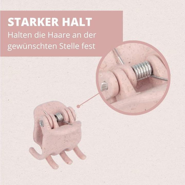 Image du produit Parsa Beauty Pince à cheveux PARSA Nature Love, rose Petite, 6 pcs, en paille de blé (6 pcs)