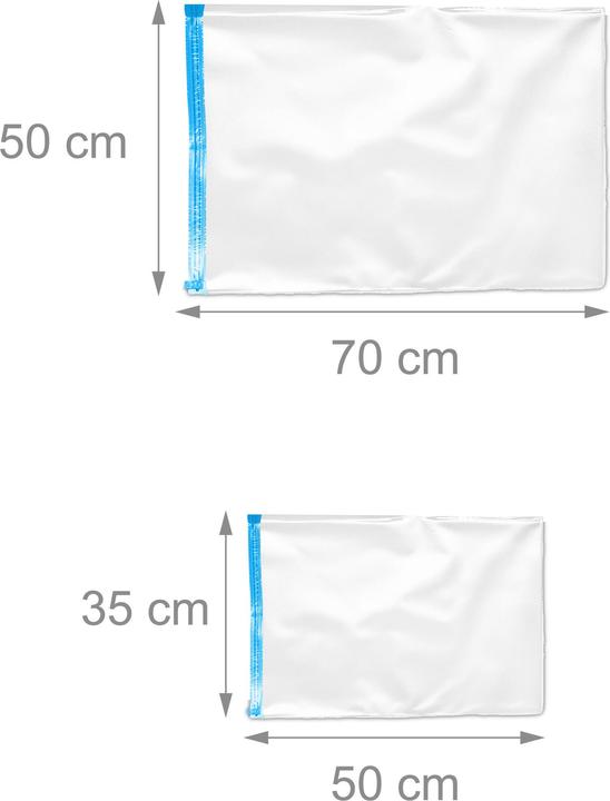 Actual product image Relaxdays 6x vacuum bags