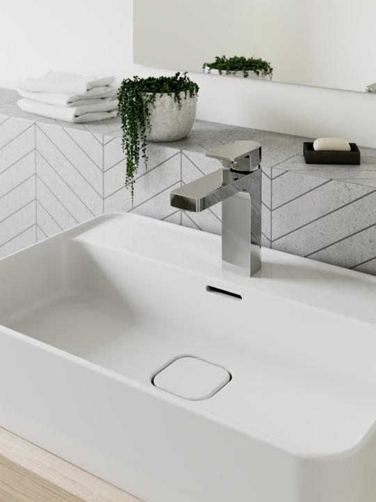 Produktbild Ideal Standard IDS Aufsatzwaschtisch STRADA II m ÜL m HL 600x400x175mm weiss I+ (600 mm, 410 mm)