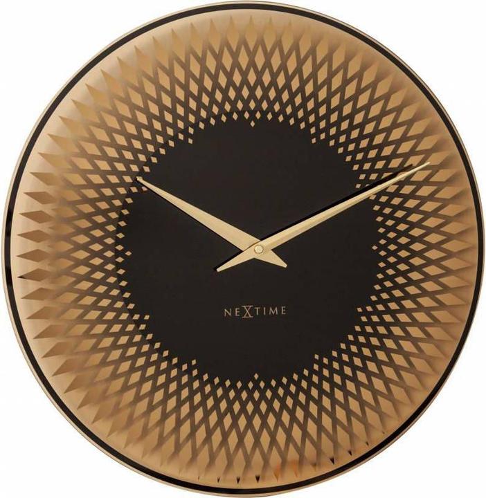 Actual product image Nextime Wall Clock Sahara copper (43 cm)