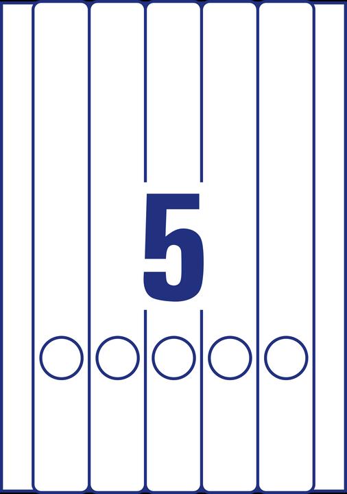 Actual product image Avery Folder labels