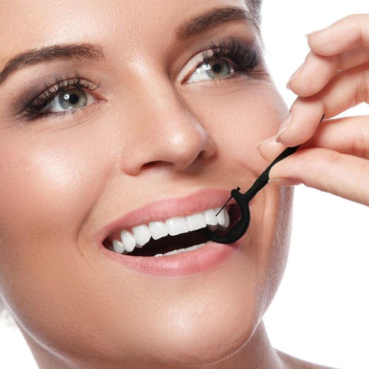 Actual product image Beneva Black Floss Sticks
